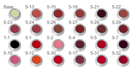Paleta labiales 24 colores LK