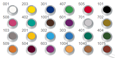 Paleta maquillaje al agua 24 colores (A12 + B12)